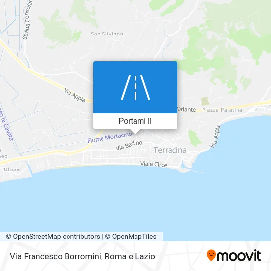 Mappa Via Francesco Borromini