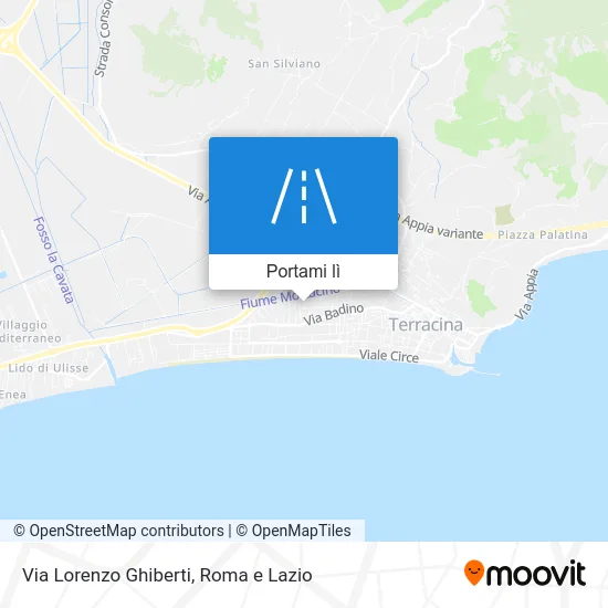 Mappa Via Lorenzo Ghiberti