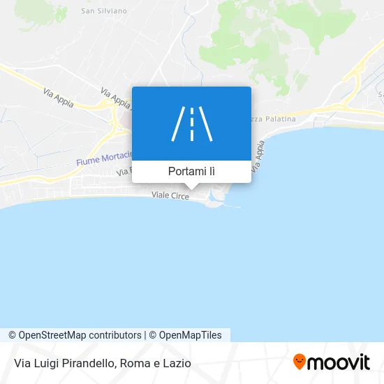 Mappa Via Luigi Pirandello
