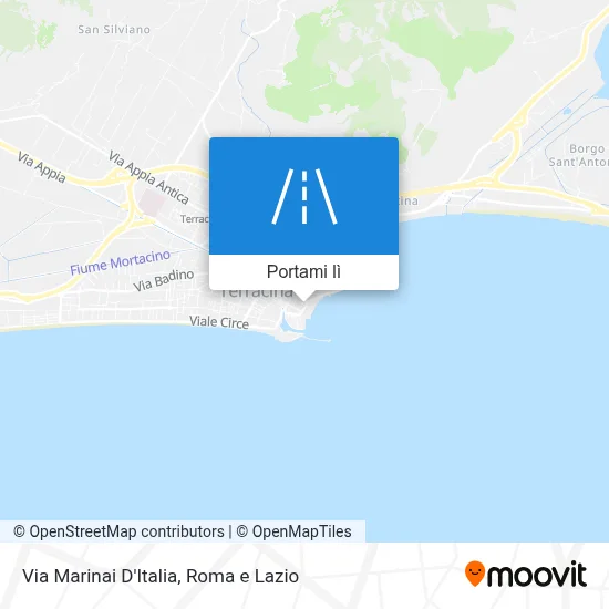 Mappa Via Marinai D'Italia