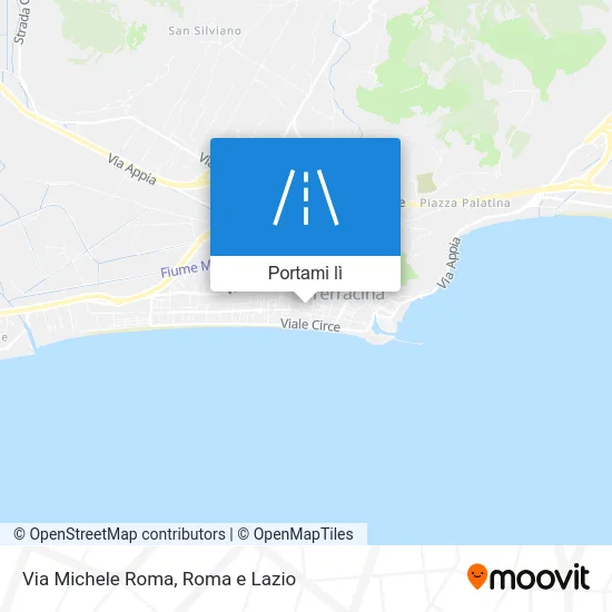 Mappa Via Michele Roma