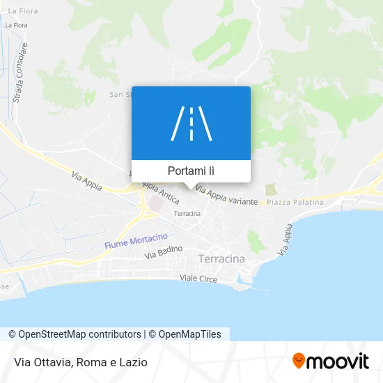 Mappa Via Ottavia