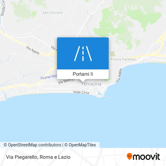 Mappa Via Piegarello