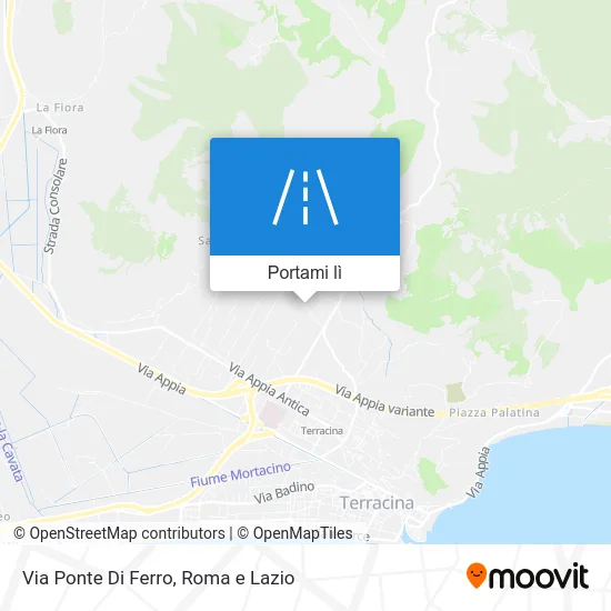 Mappa Via Ponte Di Ferro