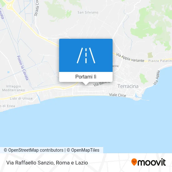 Mappa Via Raffaello Sanzio