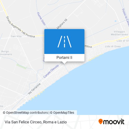 Mappa Via San Felice Circeo