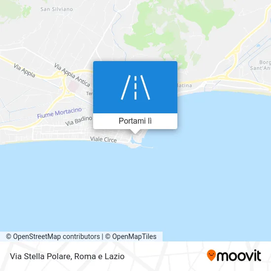 Mappa Via Stella Polare