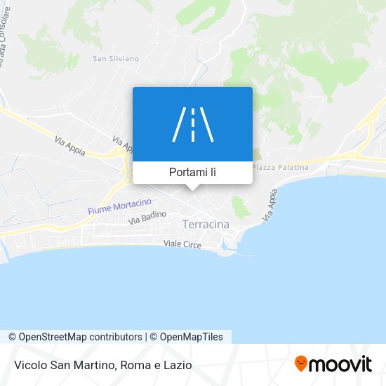 Mappa Vicolo San Martino
