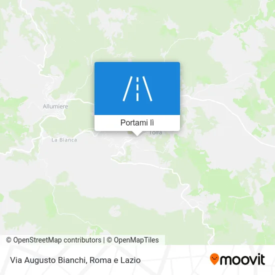 Mappa Via Augusto Bianchi