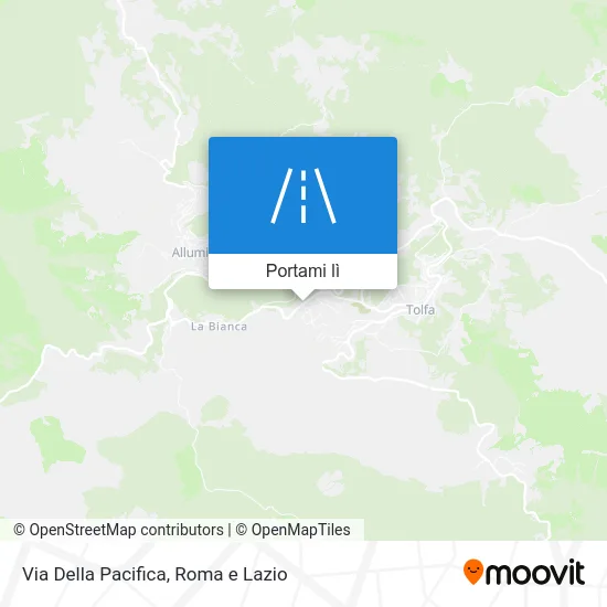 Mappa Via Della Pacifica