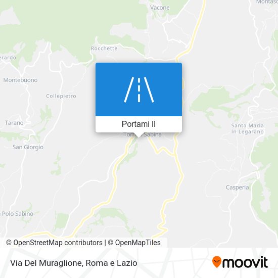 Mappa Via Del Muraglione
