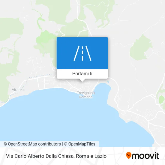 Mappa Via Carlo Alberto Dalla Chiesa