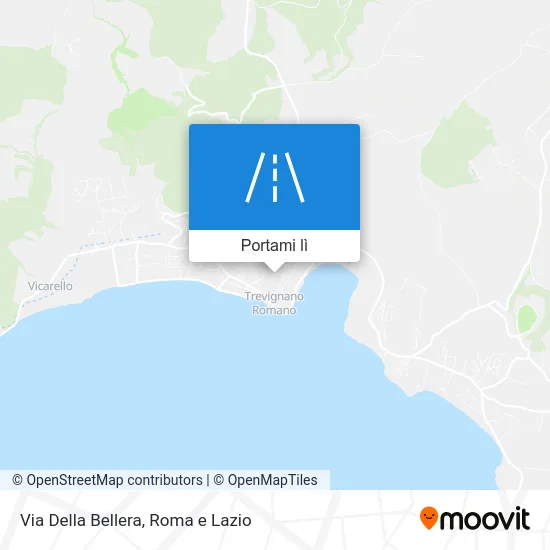 Mappa Via Della Bellera