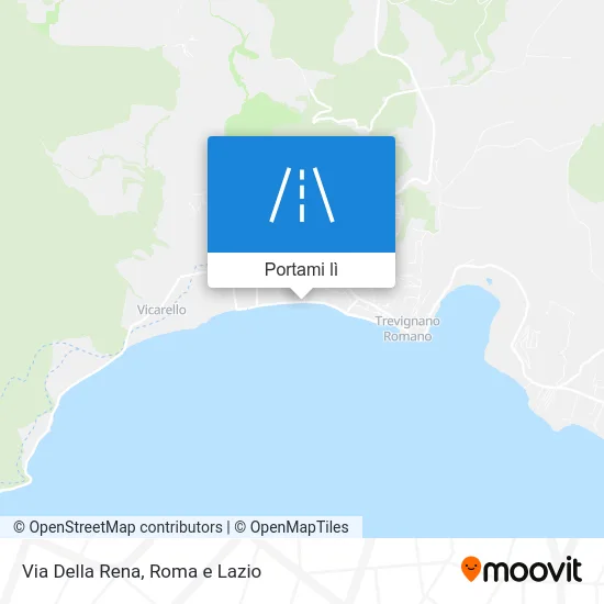 Mappa Via Della Rena