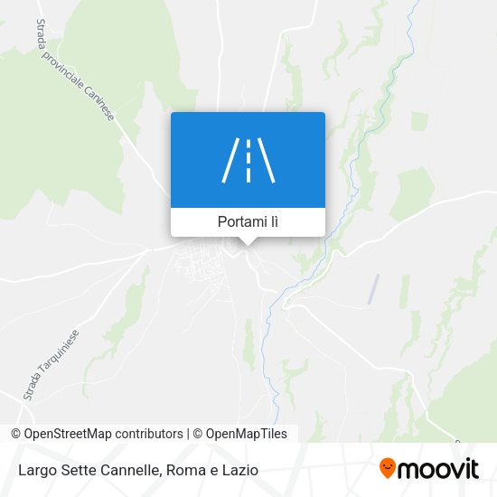 Mappa Largo Sette Cannelle