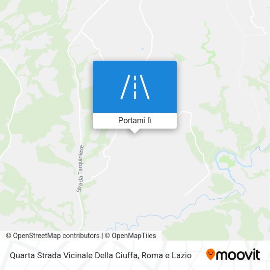 Mappa Quarta Strada Vicinale Della Ciuffa