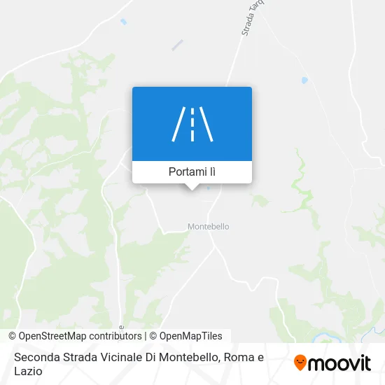 Mappa Seconda Strada Vicinale Di Montebello