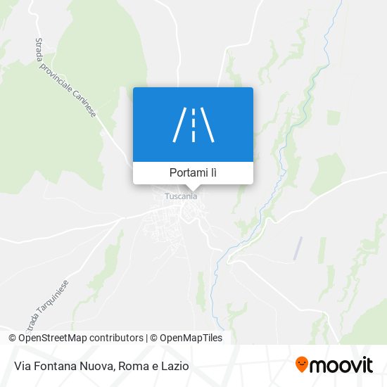 Mappa Via Fontana Nuova