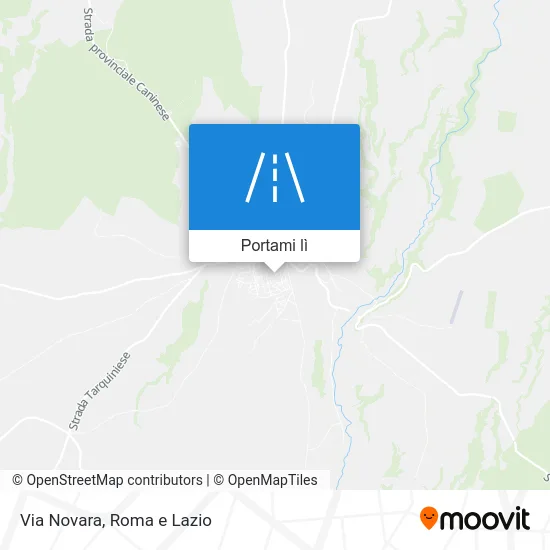 Mappa Via Novara