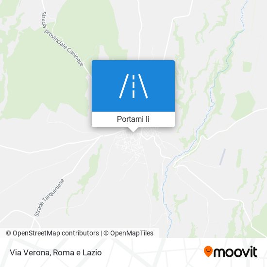 Mappa Via Verona