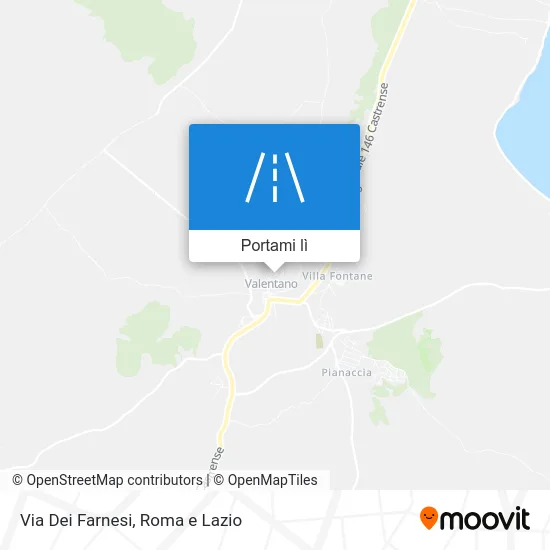 Mappa Via Dei Farnesi