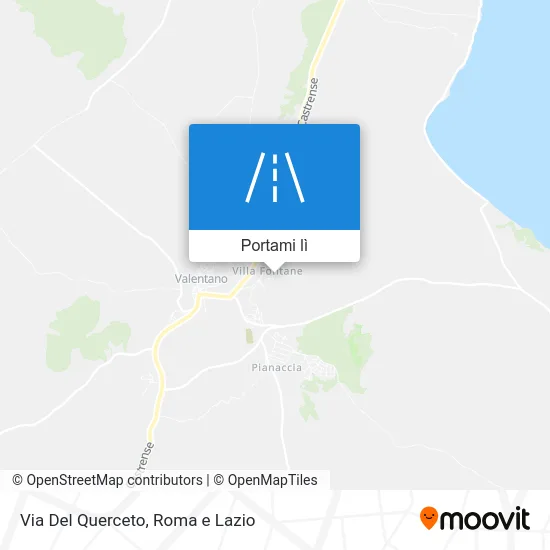 Mappa Via Del Querceto