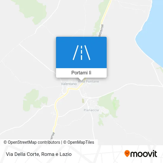 Mappa Via Della Corte