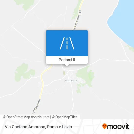 Mappa Via Gaetano Amoroso