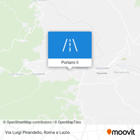 Mappa Via Luigi Pirandello
