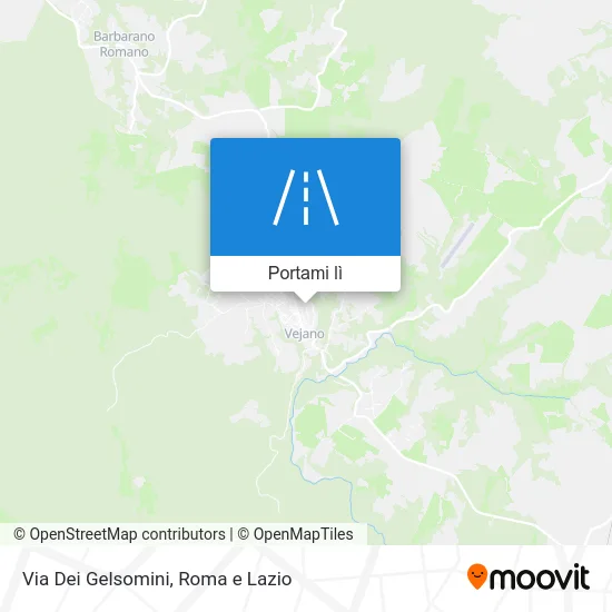 Mappa Via Dei Gelsomini