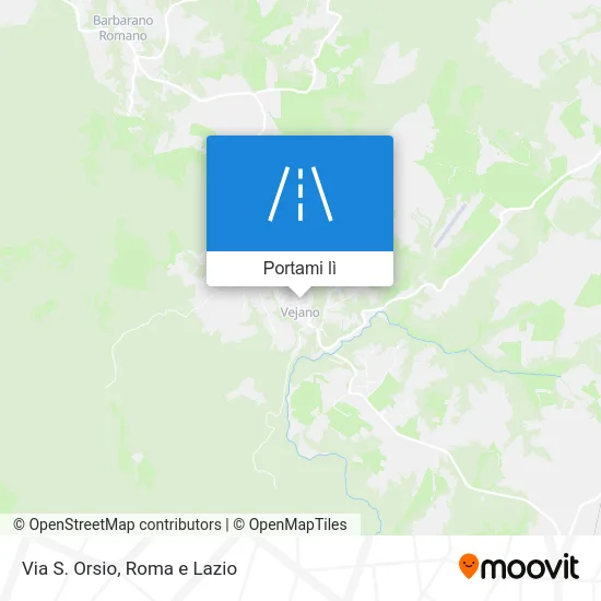 Mappa Via S. Orsio
