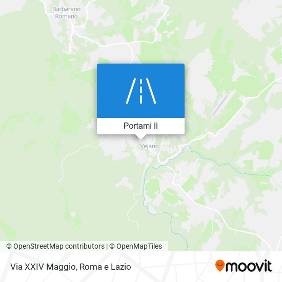 Mappa Via XXIV Maggio