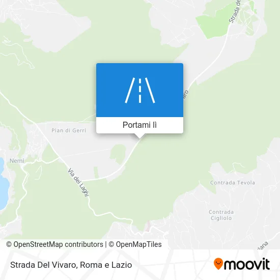 Mappa Strada Del Vivaro