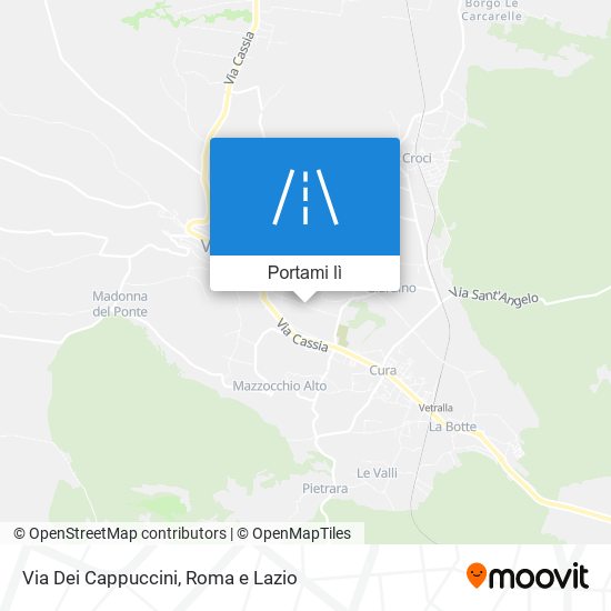 Mappa Via Dei Cappuccini