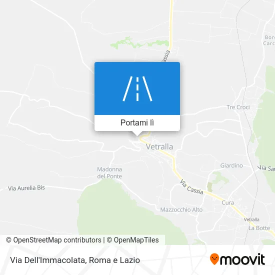 Mappa Via Dell'Immacolata