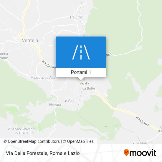 Mappa Via Della Forestale