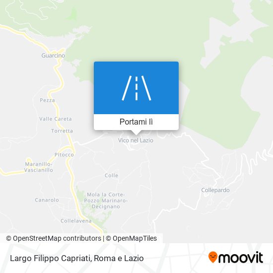 Mappa Largo Filippo Capriati