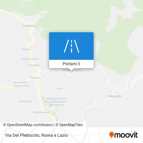 Mappa Via Del Plebiscito