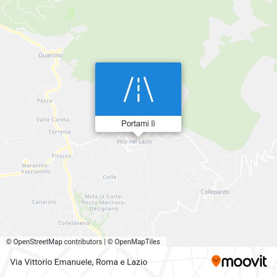 Mappa Via Vittorio Emanuele