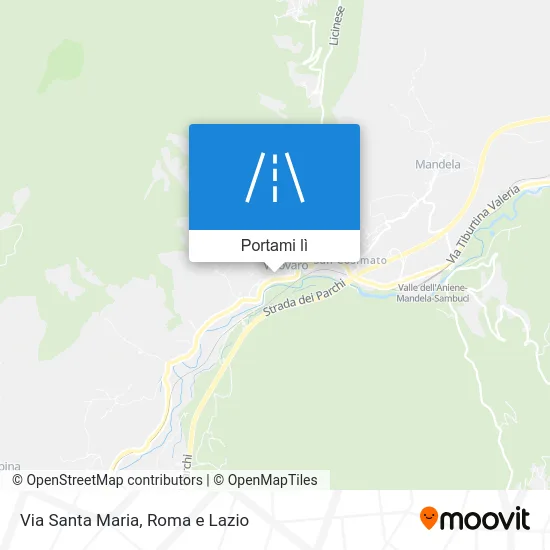 Mappa Via Santa Maria