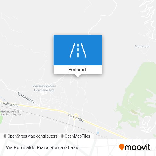 Mappa Via Romualdo Rizza