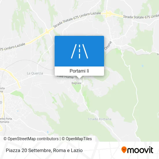 Mappa Piazza 20 Settembre