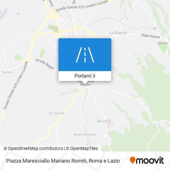 Mappa Piazza Maresciallo Mariano Romiti