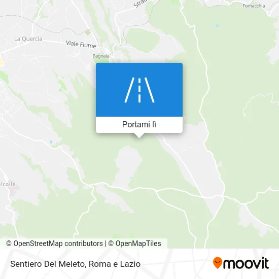 Mappa Sentiero Del Meleto