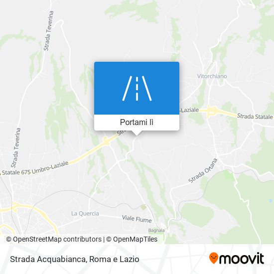 Mappa Strada Acquabianca