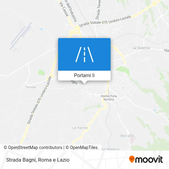 Mappa Strada Bagni