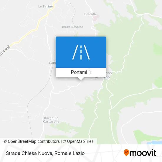 Mappa Strada Chiesa Nuova
