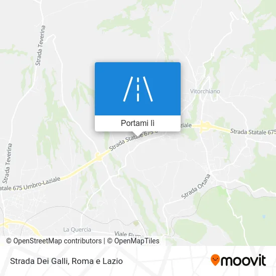 Mappa Strada Dei Galli