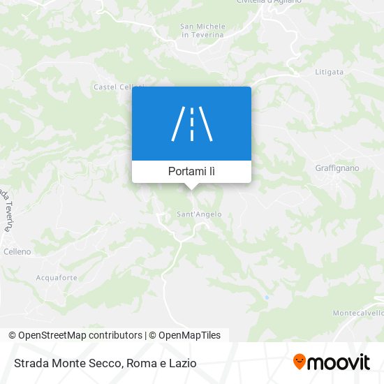 Mappa Strada Monte Secco