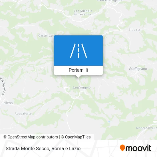 Mappa Strada Monte Secco